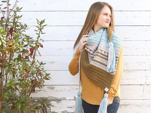 crochet Esmeralda Scarf free pattern