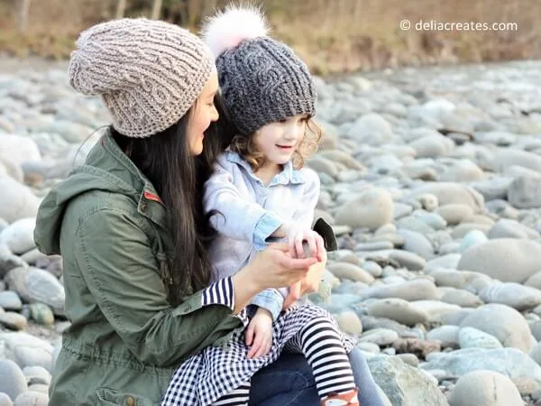 Skip Twist Cabled Beanie