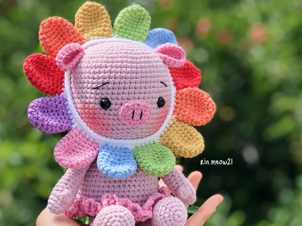 CROCHET Hana our Babi Piggy easy pattern