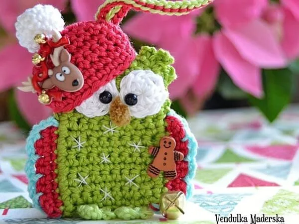 Christmas Owl Ornament