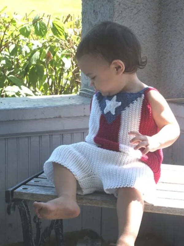 Boricua Baby Top and Shorts Set