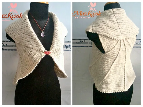 Crochet Whirlwind Circle Vest