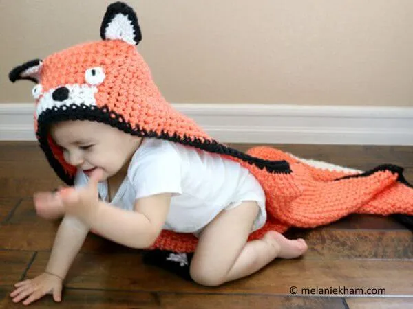 Fox Crochet Blanket Tutorial