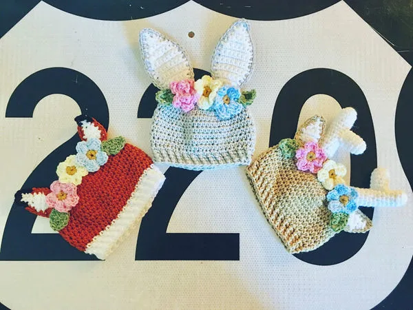 Flower Crown Animal Hats