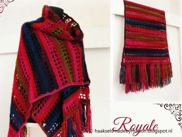Royale Squares & Stripes wrap