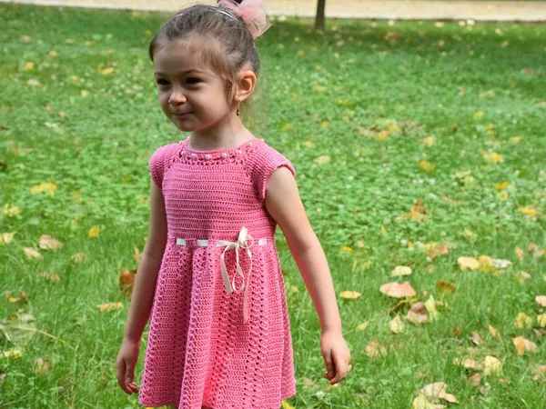toddler crochet dress