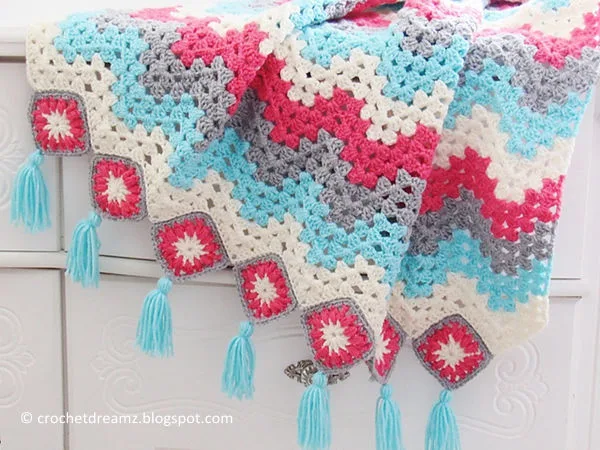 Granny Ripple Afghan