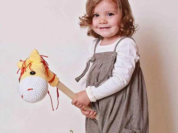 crochet Stick Horse easy pattern