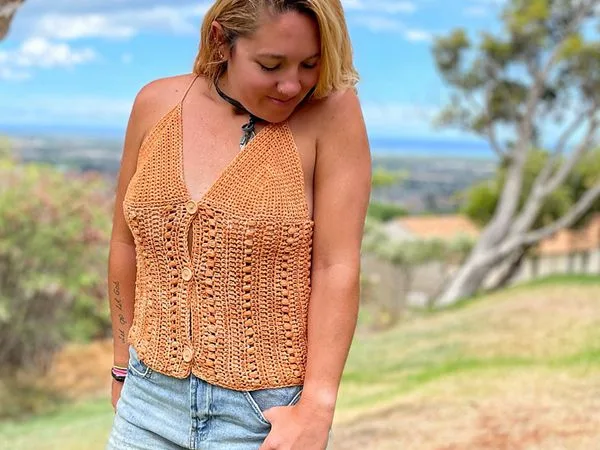 crochet The Lennon Tank free pattern