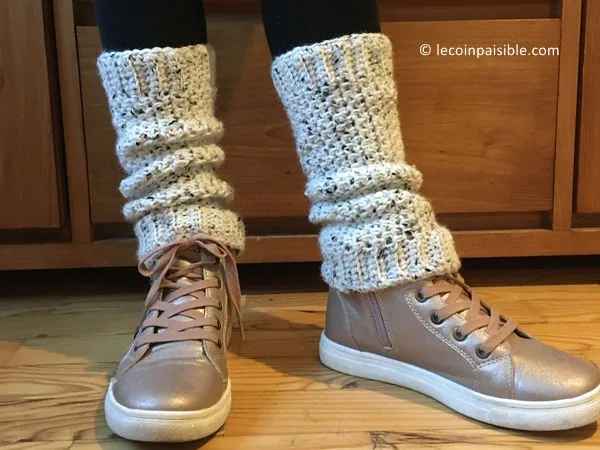 crochet Side to Side Legwarmers free pattern