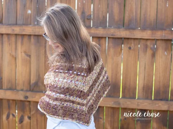 crochet Spiced Up Shawl free pattern