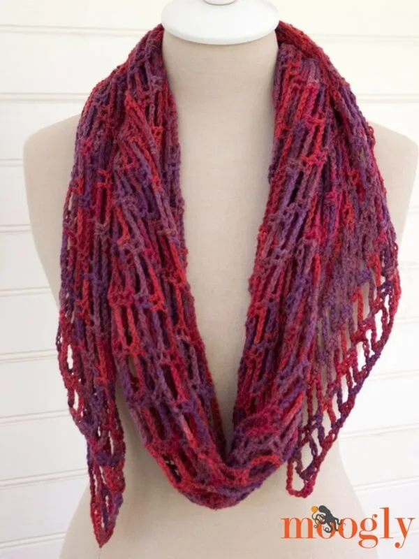 Artfully Simple Angled Scarf