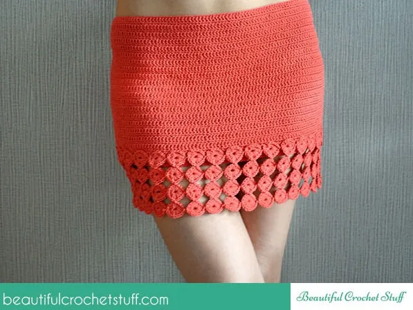 Crochet Skirt Free Pattern