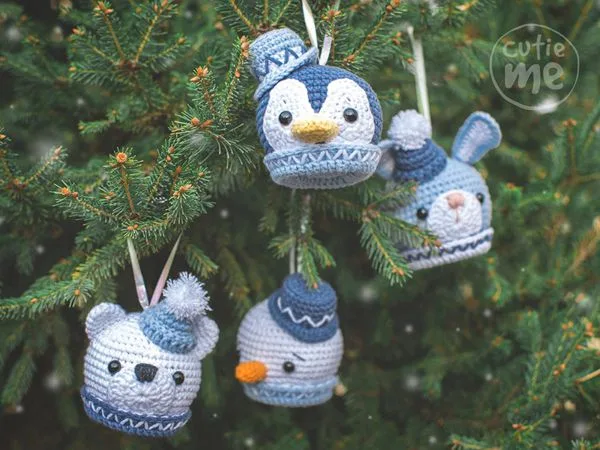 CROCHET Cute Christmas Tree Decoration EASY pattern