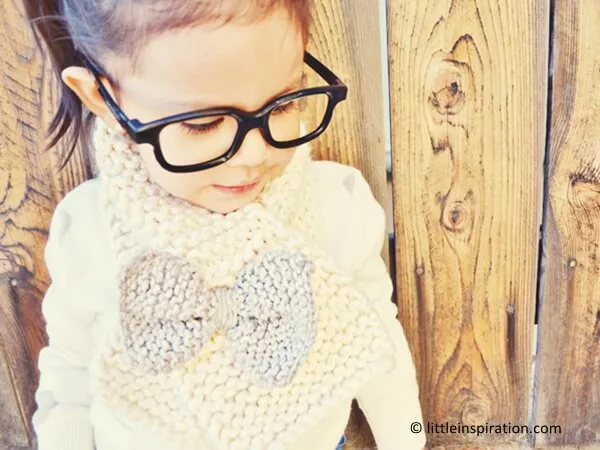 HOW TO KNIT A BOW SCARF