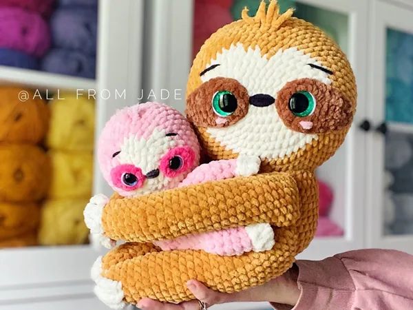 crochet Samantha Pierre the Sloths easy pattern