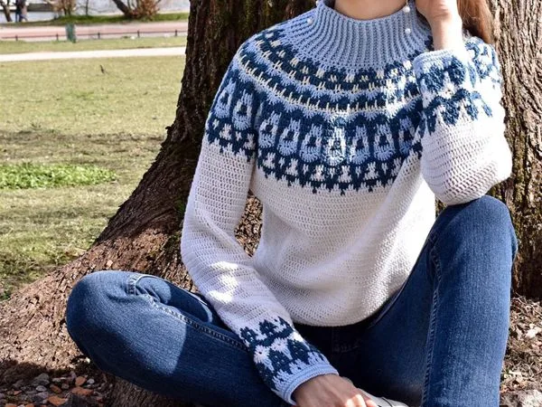 CROCHET Rada Sweater easy pattern
