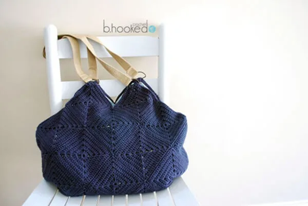 Granny Square Tote