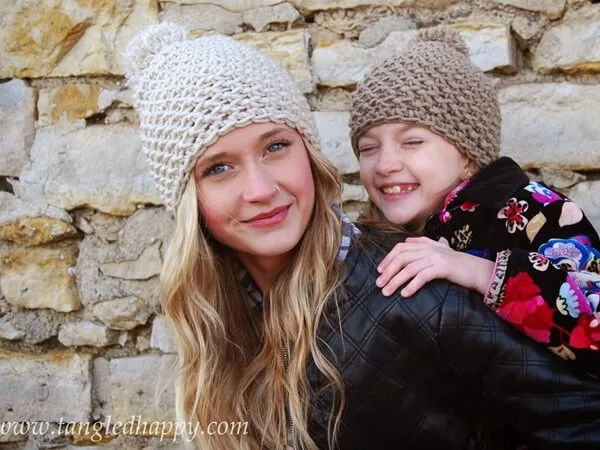 Chunky Pom Pom Beanie