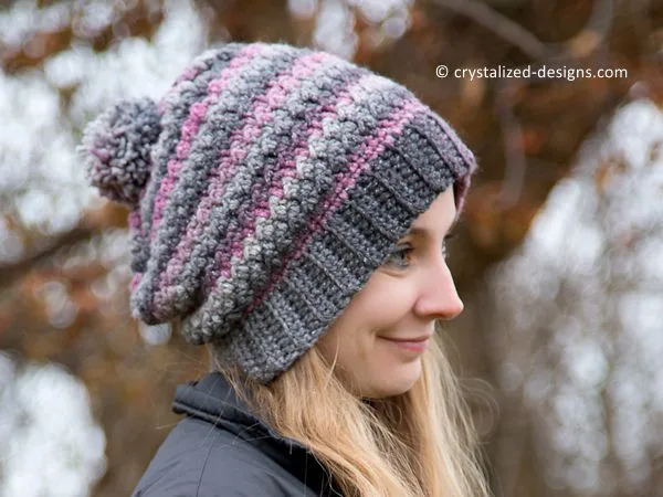 Verity Beanie Slouch Messy Bun