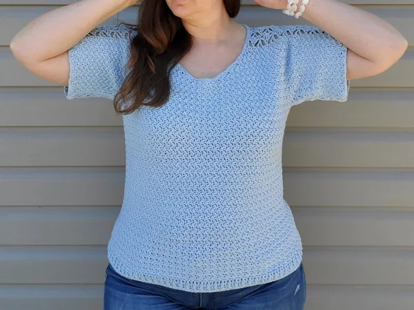 crochet Morrigan Tee free pattern