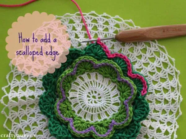 Adding a Scalloped Edge