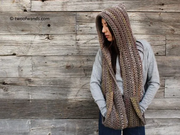 KODIAK HOODED POCKET SCARF