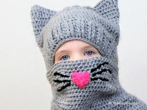Corey CAT set Hat and Cowl