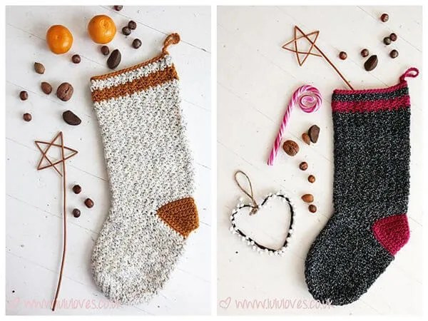 Christmas Tweed Stocking