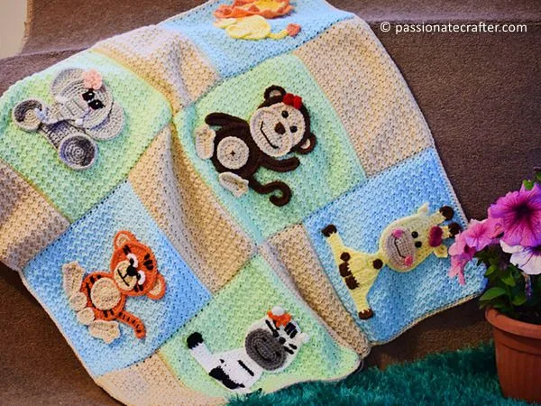 Jungle Friends Baby Blanket