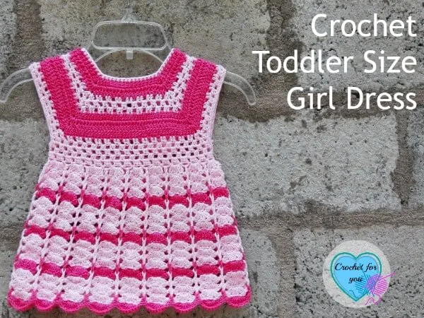 Crochet Toddler Size Girl Dress