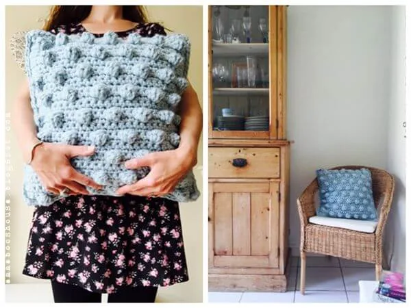Bobble Stitch Cushion