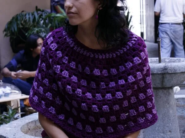 The Free Granny Poncho Pattern