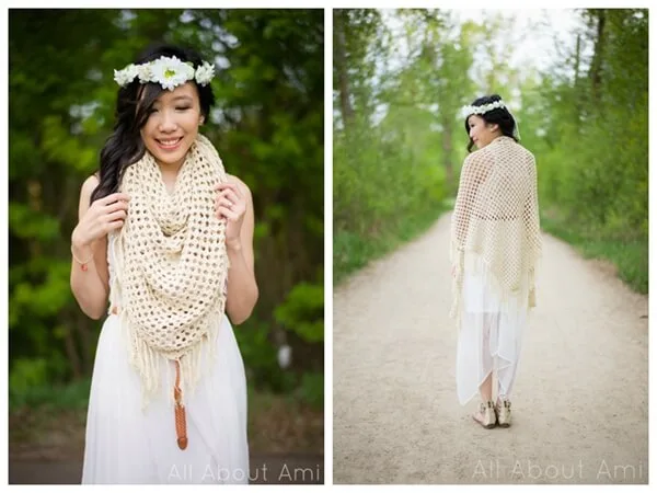 The Boho Crochet Wrap