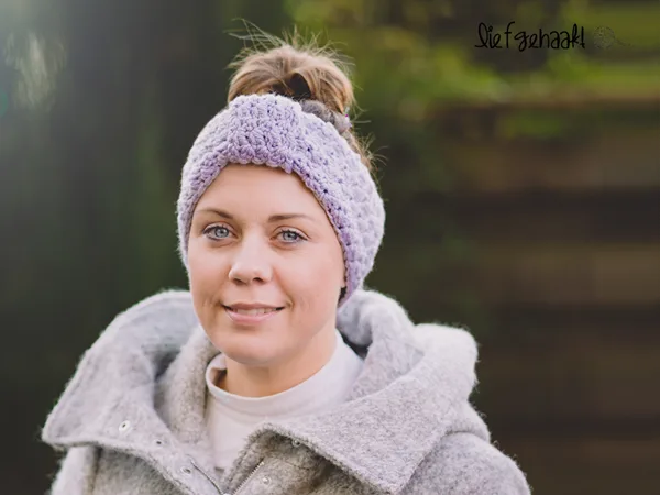 crochet Baby Its Cold Outside Headband free pattern