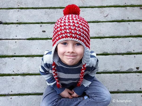 Crisscross Earflap Hat