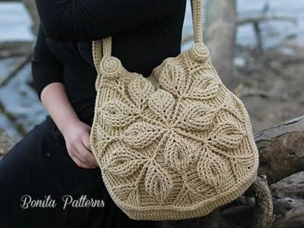 3D Embossed Garden Handbag