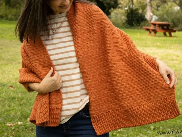 crochet BLANKET WRAP free pattern