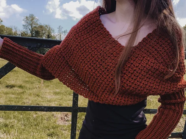crochet SWEATER SCARF free pattern