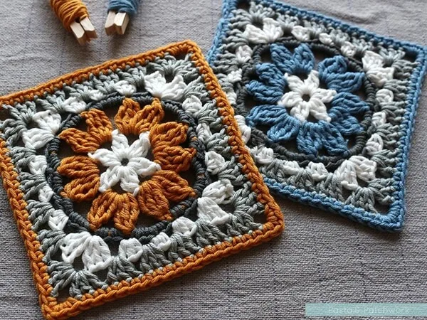 "Anemone" Granny Square