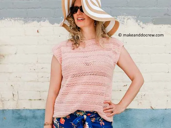 easy crochet top pattern free