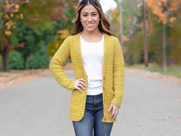 crochet Harvest Cardigan free pattern