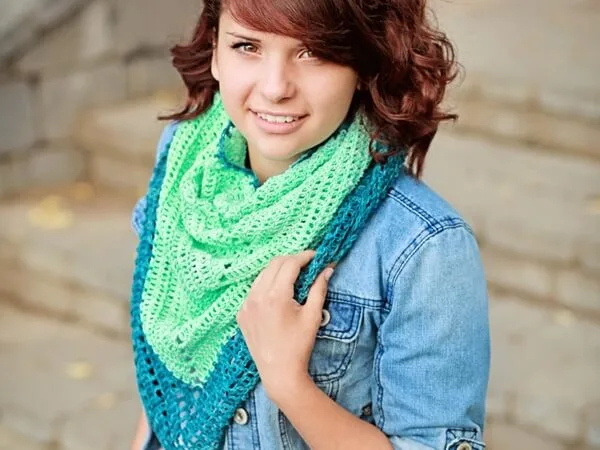 Sunkissed Triangle Scarf