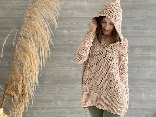 Happy At Home Hoodie free pattern