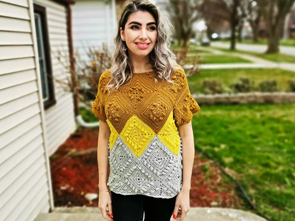 crochet Anabelle Sava Top free pattern