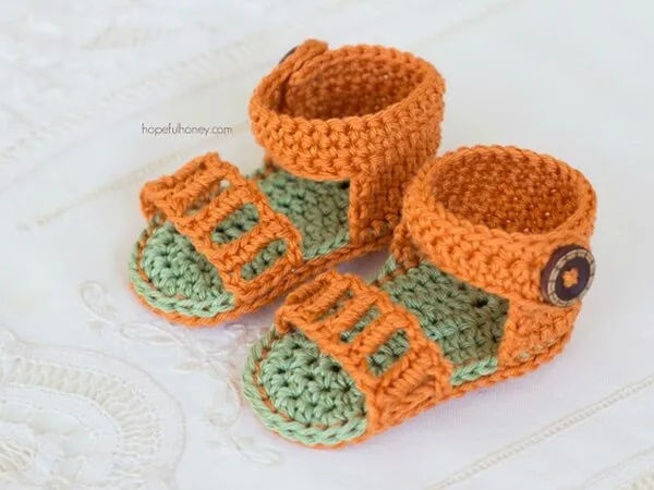 Honeysuckle Baby Sandals
