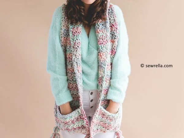 Storybook Hood Pocket Scarf