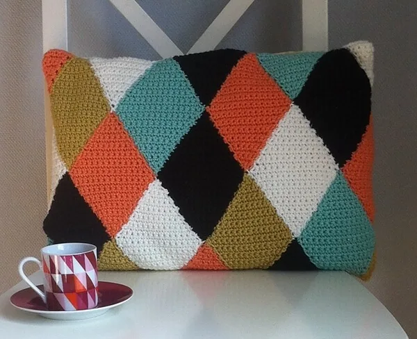FIKA harlequin cushion