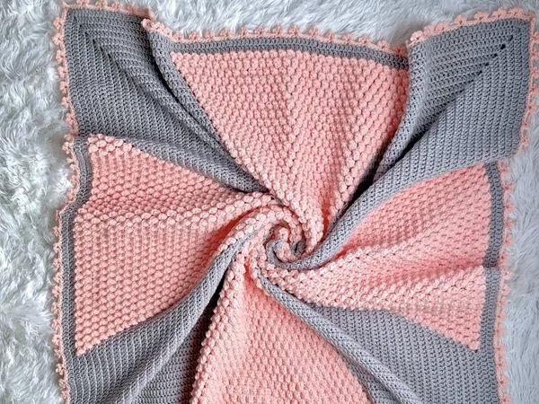 Cross My Heart Baby Blanket