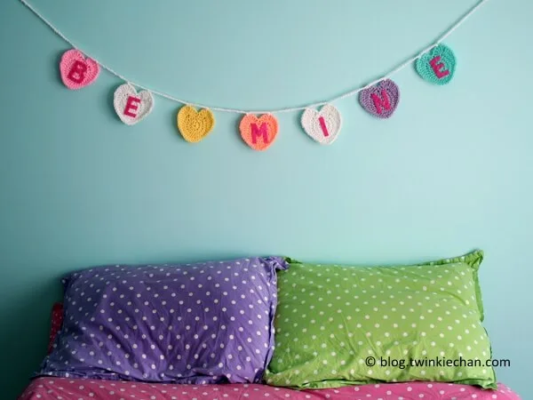 Conversation Heart Garland